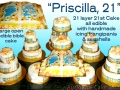 21 LAYER 21ST CAKE