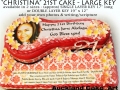 KEY CAKE 21ST