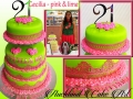 CECILIA PINK AND LIME