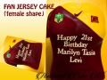 FAN JERSEY CAKE FEMALE SHAPE