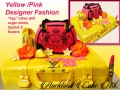 YELLOW PINK DESIGNER FASHION