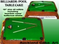 POOL TABLE CAKE