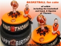 BASKETBALL FAN CAKE