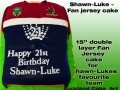 TEAM FAN JERSEY CAKE