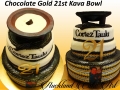 CHOCOLATE GOLD 21ST KAVA BOWL