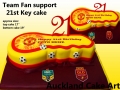 FAN TEAM SHIRT KEY CAKE 21st