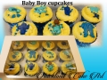 BABY BOY CUPCAKES
