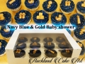 Navy Blue and Gold BABY SHOWER
