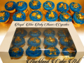ROYAL BLUE BABY SHOWER CUPCAKES
