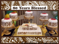 Papalii Seiuli 80 year blessed display