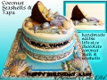 COCONUT SEASHELLS AND TAPA