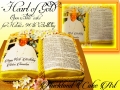 HEART OF GOLD NIUE BIBLE CAKE