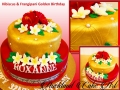 HIBISCUS & FRANGIPANI GOLDEN BIRTHDAY