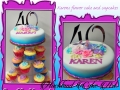 KARENS FLORAL CAKE AND CUPCAKES