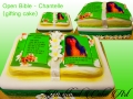 OPEN BIBLE CAKE LARGE