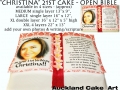 OPEN BIBLE CAKE SIZES