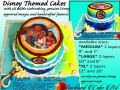 DISNEY THEMED IMAGED CAKES