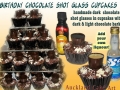 CHOCOLATE SHOT GLASS CUPCAKES