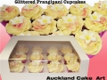 FRANGIPANI CUPCAKES 3D