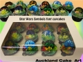 STAR WARS FONT CUPCAKES
