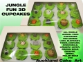 JUNGLE CUPCAKES 3D