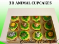 3D ANIMAL CUPCAKES