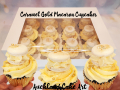 CARAMEL-GOLD-MACARON-CUPCAKES