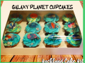 GALAXY PLANET CUPCAKES