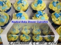 NAUTICAL BABY SHOWER CUPCAKES