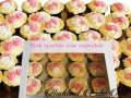 PINK SPARKLE ROSE CUPCAKES