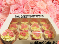 PINK SWEETHEART ROSES CUPCAKES