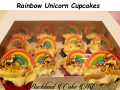 RAINBOW UNICORN CUPCAKES
