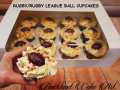 RUGBY BALL CUPCAKES