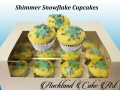 SHIMMER SNOWFLAKE CUPCAKES
