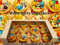 WORD PARTY CUPCAKES