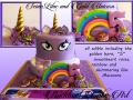 SEINIS LILAC AND GOLD UNICORN