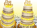 FRANGIPANI WEDDING CAKE