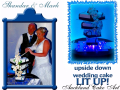 UPSIDE DOWN WEDDING CAKE