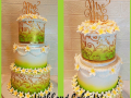 GREEN SHIMMER WEDDING-CAKE