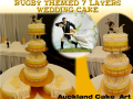 RUGBY WEDDING CAKE