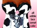 COW PRINT CORSET