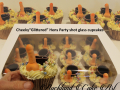GLITTERED HENS PARTY CUPCAKES